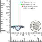 Art Deco Heart Infinity Wedding Bridal Ring Simulated Cubic Zirconia 925 Sterling Silver