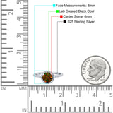 Halo Art Deco Engagement Wedding Bridal Ring Round Simulated Cubic Zirconia 925 Sterling Silver