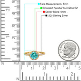 Halo Art Deco Engagement Wedding Bridal Ring Round Simulated Cubic Zirconia 925 Sterling Silver