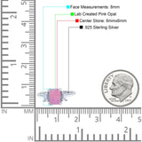 Emerald Cut Art Deco Three Stone Wedding Ring Simulated Cubic Zirconia 925 Sterling Silver