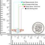 Vintage Style Round Bridal Wedding Engagement Ring Marquise Design Simulated Cubic Zirconia 925 Sterling Silver