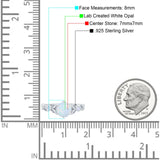 Vintage Style Round Bridal Wedding Engagement Ring Marquise Design Simulated Cubic Zirconia 925 Sterling Silver