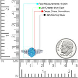 Vintage Style Oval Bridal Wedding Engagement Ring Baguette Simulated Cubic Zirconia 925 Sterling Silver