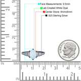 Vintage Style Oval Bridal Wedding Engagement Ring Baguette Simulated Cubic Zirconia 925 Sterling Silver