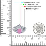 Two Piece Vintage Style Wedding Engagement Bridal Set Ring Band Oval Simulated Cubic Zirconia 925 Sterling Silver