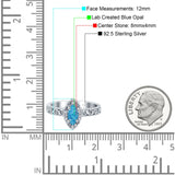 Halo Art Deco Bridal Wedding Engagement Ring Marquise Simulated Cubic Zirconia 925 Sterling Silver