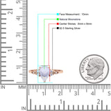 Art Deco Teardrop Pear Natural Moonstone Vintage Engagement Ring