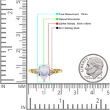 Art Deco Teardrop Pear Natural Moonstone Vintage Engagement Ring