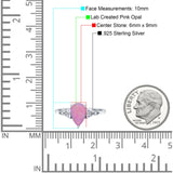 Vintage Teardrop Pear Engagement Ring Simulated Cubic Zirconia 925 Sterling Silver