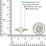 Vintage Teardrop Pear Engagement Ring Simulated Cubic Zirconia 925 Sterling Silver