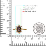 Art Deco Oval Natural Smoky Quartz Halo Ballerina Style Engagement Ring