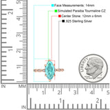 Solitaire Marquise Engagement Ring Cubic Zirconia 925 Sterling Silver