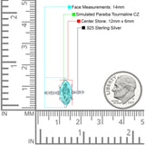 Solitaire Marquise Engagement Ring Cubic Zirconia 925 Sterling Silver