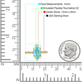 Solitaire Marquise Engagement Ring Cubic Zirconia 925 Sterling Silver