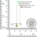 Solitaire Marquise Engagement Ring Cubic Zirconia 925 Sterling Silver