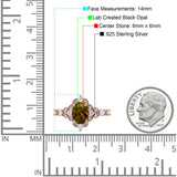 Vintage Inspired Art Deco Oval Engagement Ring Simulated Cubic Zirconia 925 Sterling Silver