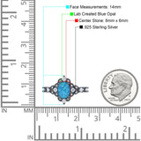 Vintage Inspired Art Deco Oval Engagement Ring Simulated Cubic Zirconia 925 Sterling Silver