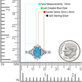 Vintage Inspired Art Deco Oval Engagement Ring Simulated Cubic Zirconia 925 Sterling Silver