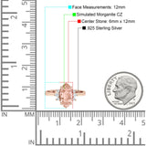 Vintage Marquise Engagement Ring Simulated Cubic Zirconia 925 Sterling Silver