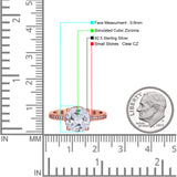 Elegant Hidden Halo Cushion Engagement Ring Cubic Zirconia 925 Sterling Silver