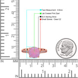 Elegant Hidden Halo Cushion Engagement Ring Cubic Zirconia 925 Sterling Silver