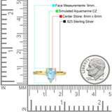 Solitaire Pear Hidden Halo Engagement Ring Cubic Zirconia 925 Sterling Silver