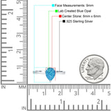 Solitaire Pear Hidden Halo Engagement Ring Cubic Zirconia 925 Sterling Silver