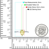 Solitaire Pear Hidden Halo Engagement Ring Cubic Zirconia 925 Sterling Silver