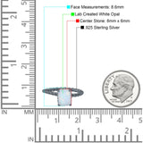 Vintage Twisted Band Emerald Cut Engagement Ring Simulated Cubic Zirconia 925 Sterling Silver