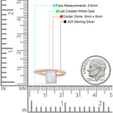 Vintage Twisted Band Emerald Cut Engagement Ring Simulated Cubic Zirconia 925 Sterling Silver