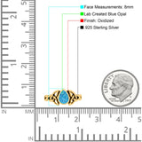 Celtic Pear Lab Opal Ring Solid Oxidized 925 Sterling Silver
