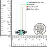 Celtic Pear Lab Opal Ring Solid Oxidized 925 Sterling Silver
