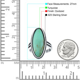 Oval New Design Thumb Ring Statement Fashion Oxidized Solid 925 Sterling Silver
