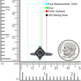 Princess Design Thumb Ring Statement Fashion Oxidized Solid 925 Sterling Silver