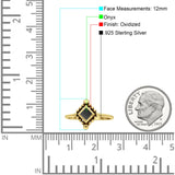 Princess Design Thumb Ring Statement Fashion Oxidized Solid 925 Sterling Silver