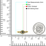 Princess Vintage Style Thumb Ring Fashion Oxidized Solid 925 Sterling Silver