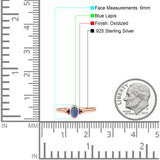 Simple Design Oval Thumb Ring Statement Fashion Oxidized Solid 925 Sterling Silver