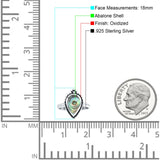 Petite Dainty Statement Fashion Pear Thumb Ring Oxidized Solid 925 Sterling Silver