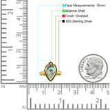 Petite Dainty Statement Fashion Pear Thumb Ring Oxidized Solid 925 Sterling Silver