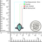 Petite Dainty Statement Fashion Pear Thumb Ring Oxidized Solid 925 Sterling Silver