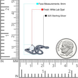 Celtic Petite Dainty Thumb Ring Round Statement Fashion Ring 925 Sterling Silver