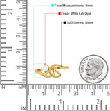 Celtic Petite Dainty Thumb Ring Round Statement Fashion Ring 925 Sterling Silver