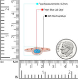 Halo Oval Petite Dainty Thumb Ring Round Simulated CZ Statement Fashion Ring Solid 925 Sterling Silver