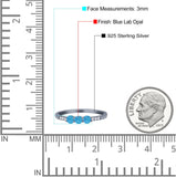 Petite Dainty Three Stone Thumb Ring Round Statement Fashion Ring Solid 925 Sterling Silver