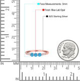 Petite Dainty Three Stone Thumb Ring Round Statement Fashion Ring Solid 925 Sterling Silver