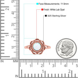 Flower Thumb Ring Round Statement Fashion Oxidized Band Solid 925 Sterling Silver