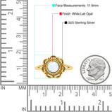 Flower Thumb Ring Round Statement Fashion Oxidized Band Solid 925 Sterling Silver