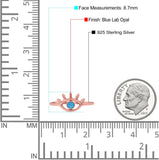 Eye Evil Thumb Ring Round Statement Fashion Ring Band 925 Sterling Silver