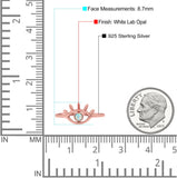 Eye Evil Thumb Ring Round Statement Fashion Ring Band 925 Sterling Silver