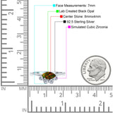 Marquise Art Deco Bridal Wedding Engagement Ring Simulated Cubic Zirconia 925 Sterling Silver